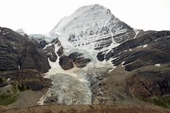 
Mount Robson North and Emperor Faces, Mist Glacier From Berg Lake Trail Just After Berg Lake
